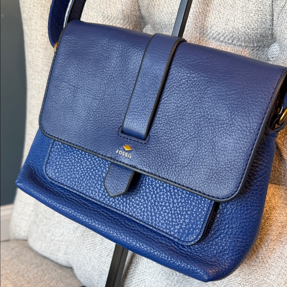 Fossil Navy Crossbody Bag